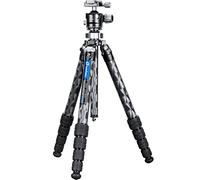 Leofoto - Mr Q-Serie - Trépied en Carbone pour appareils Photo - Capacité de Charge de 15kg - Pieds Extensibles - Hauteur: 19 cm - 193 cm - LQ-365+LH-47