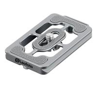 Leofoto NP-65T Plaque QR en titane argenté | ✅Prix compétitifs