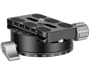 LEOFOTO Pince panoramique PAN-02 + Plaque QP70 + Sac
