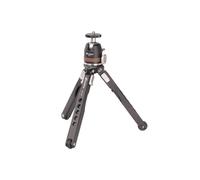 Leofoto Trépied de poche MT-03 + MBH-19 Capacité 2 kg Pieds extensibles Hauteur 7,5-23 cm