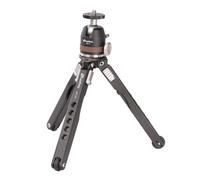 Leofoto Trépied de poche MT-03 + MBH-19 Capacité 2 kg Pieds extensibles Hauteur 7,5-23 cm