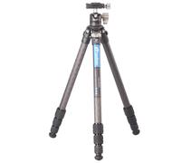 Leofoto - Ranger - Trépied en Carbone pour appareils Photo - Tête à rotule Incluse - Capacité de Charge de 6kg - Pieds Extensibles - Hauteur: 5,7 cm - 109 cm - LS-224C + Tête à rotule LH-25