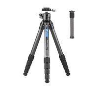 Leofoto Trépied Ranger LS-325C + Rotule LH-40 – Carbone, tête à boule, jambes réglables 3 angles