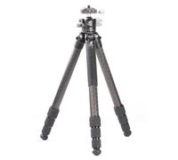 Leofoto - Ranger - Trépied en Carbone pour appareils Photo - Tête à rotule Incluse - Capacité de Charge de 15kg - Pieds Extensibles - Hauteur: 17 cm - 170,5 cm - Tête à rotule EF-324C+ LH-40