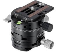 Leofoto - Pince panoramique à engrenage G2 avec Plaque de libération Rapide NP-60 - Facile à Placer sur la tête de Balle Leofoto - G2+NP-60