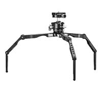 LEOFOTO Trépied de table MT-04+LH-30 Noir pour Caméra, Smartphone et Tablette en Magnésium