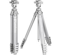 Leofoto Trépied ultra-compact série Azure AZ-235C+MBH-30, entièrement argenté