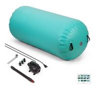 Leogreen Air Roller 120x75cm Gonflable Rouleau d'Air, Cylindre de Gymnastique, Barrel Gymnastique Tumbling,Tapis de Gymnastique