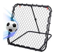 Leogreen Filet de Rebond de Football 100 x 100 cm Ajustable Angle réglables rebondeur pour Football，Rebondisseur Enfants et Adolescents Pliable Cible Sardines de Fixation fournies