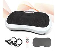 Leogreen Fitness Plateformes Vibrantes et Oscillantes, avec Télécommande, Bandes de resistances et Tapis de Yoga, 180 Niveaux, 69 x 39 x 13 cm