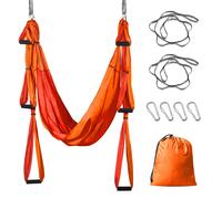 Leogreen Hamac De Yoga Aerien Kits, Balancoire De Yoga En Pour Le Yoga Anti-Gravite, Avec Sac De Transport Et 2 Sangles D'extension, Capacite 300 Kg