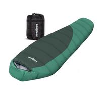Leogreen Sac de Couchage, -15℃~5℃ pour 3-4 Saisons, 300GSM, 1800g, Ultraléger Sac Couchage Momie pour Adultes, pour Le Camping, la randonnée et l'alpinisme, 210x80x35cm