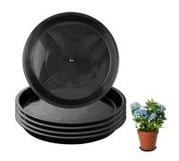 LeoHaze 5 Pièces Coupelle Pot de Fleur, PP Soucoupe Pot Fleur, 28cm Diameter Soucoupes pour Pots de Fleurs, Sturdy and Durable, Suitable for Home Indoor and Outdoor Greenery Arrangement