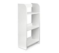 Leomark Bibliothèque Etagere De 3 Casiers Meuble De Rangement Colour Blanc Etagere sur des Livres, de Jouets