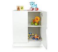 Leomark Fonctionnelle Armoire avec étagère réglable - Roma - Meubles pour Enfants, Commode, Dim: 42 x 60 x 78 (H) cm | Blanche