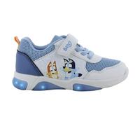 Leomil Bluey Baskets Garçon Lumineuses Chaussure Enfant 25, Idéal pour l'école et Les Loisirs, Blanc