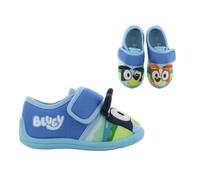 Leomil Bluey Chaussons garçon Pantoufles Enfants 26, Idéal pour la maison et la Maternelle, Bleu
