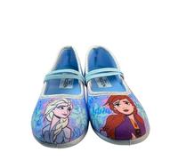 Leomil Disney La Reine des Neiges Chaussons d'intérieur Elsa antidérapants et chauds pour enfants avec design Reine des Neiges, bleu clair, 32 EU