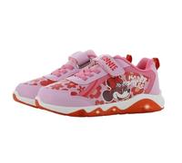 Leomil Disney Minnie Baskets Lumineuses pour Filles Chaussures Enfants 24, Idéal pour l'école et Les Loisirs, Rose