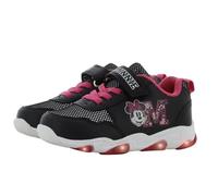 Leomil Disney Minnie Baskets Lumineuses pour Filles Chaussures Enfants 25, Idéal pour l'école et Les Loisirs, Noir