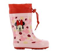 Leomil Disney Minnie Botte de Pluie Enfant Bottes 24, Pour les jours humides, Rose
