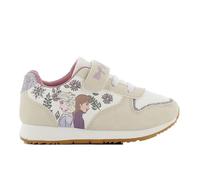 Leomil Frozen Baskets Filles Chaussures Enfants 26, Idéal pour l'école et Les Loisirs, Beige