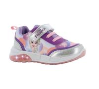 Leomil Frozen Baskets Lumineuses pour Filles Chaussures Enfants 27, Idéal pour l'école et Les Loisirs, Multicolore
