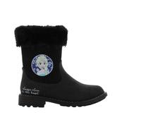 Leomil Frozen Botte de Neige Bottes d'hiver 28, Semelle antidérapante pour les jours d'hiver froids, Noir