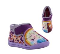 Leomil Frozen Girls Chaussons Pantoufles Enfants 30, Idéal pour la maison et la Maternelle, Violet