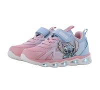 Leomil Lilo & Stitch Baskets Lumineuses pour Filles Chaussures Enfants 24, Idéal pour l'école et Les Loisirs, Rose