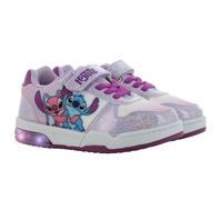 Leomil Lilo & Stitch Baskets Lumineuses pour Filles Chaussures Enfants 28, Idéal pour l'école et Les Loisirs, Violet