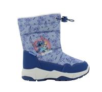 Leomil Lilo & Stitch Botte de Neige Bottes d'hiver 28, Semelle antidérapante pour les jours d'hiver froids, Bleu