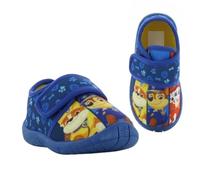 Leomil Paw Patrol Chaussons garçon Pantoufles Enfants 27, Idéal pour la maison et la Maternelle, Bleu