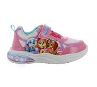 Leomil Paw Patrol Chaussures pour Fille de 2 à 6 Ans, Chaussures Lumineuses LED avec Motif Skye, Chaussures Clignotantes pour Enfant avec Fermeture à Scratch, Baskets avec lumière,