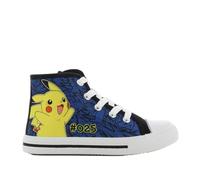 Leomil Pokémon Basket Enfant Chaussures Boys 33, Idéal pour l'école et Les Loisirs, Noir