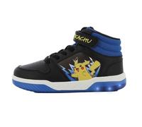 Leomil Pokémon Baskets Garçon Lumineuses Chaussure Enfant 29, Idéal pour l'école et Les Loisirs, Noir
