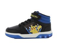 Leomil Pokémon Baskets Garçon Lumineuses Chaussure Enfant 30, Idéal pour l'école et Les Loisirs, Noir