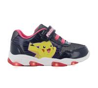 Leomil Pokémon Baskets Lumineuses pour Filles Chaussures Enfants 26, Idéal pour l'école et Les Loisirs, Bleu