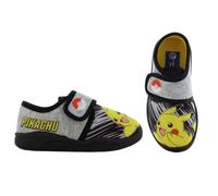 Leomil Pokémon Chaussons Boys Pantoufles Enfants 30, Idéal pour la maison et la Maternelle, Gris