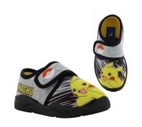 Leomil Pokémon Chaussons Boys Pantoufles Enfants 34, Idéal pour la maison et la Maternelle, Gris