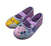 Leomil Pokémon Fille Chaussons Ballerines Enfants 27, Idéal pour la Maison et la Maternelle, Multicolore