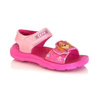 Leomil Sandales Pat’ Patrouille Skye Roses Fille - Double Scratch, idéal pour l'école 24 au 32 (Système Taille Chaussures EU, Enfant de moins de 5 ans, Numérique, Moyen, 24)