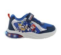 Leomil Sonic Baskets Garçon Lumineuses Chaussure Enfant 25, Idéal pour l'école et Les Loisirs, Bleu