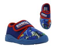 Leomil Sonic Chaussons garçon Pantoufles Enfants 28, Idéal pour la maison et la Maternelle, Bleu