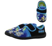 Leomil Sonic Chaussons garçon Pantoufles Enfants 31, Idéal pour la maison et la Maternelle, Noir