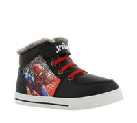 Leomil Spiderman Basket Enfant Chaussures Boys 26, Idéal pour l'école et Les Loisirs, Noir