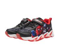 Leomil Spiderman Basket Enfant Garçon Lumineuses 31, Noir
