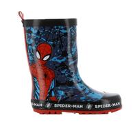 Leomil Spiderman Botte de Pluie Enfant Bottes 26, Pour les jours humides, Noir