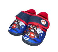 Leomil Super Mario Chaussons garçon Pantoufles Enfants 26, Idéal pour la maison et la Maternelle, Bleu