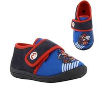 Leomil Super Mario Chaussons garçon Pantoufles Enfants 30, Idéal pour la maison et la Maternelle, Bleu